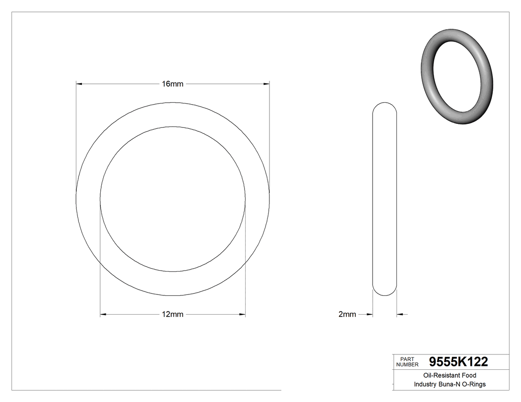Technical drawing - 9555K122